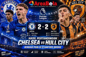 Hasil Chelsea vs Hull City 2-2: Berbagi Poin | Areabola
